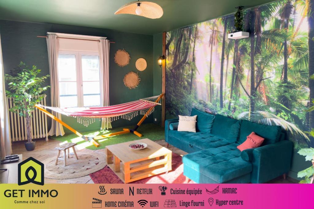 Jungle Urbain- Sauna - Cine - Hamac - Hyper Centre アミアン エクステリア 写真